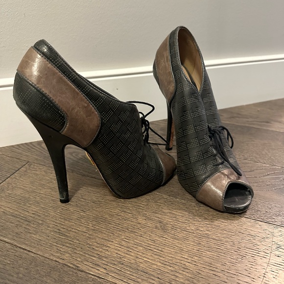 Lamb 7.5 high heel lace front shoes - Picture 7 of 7